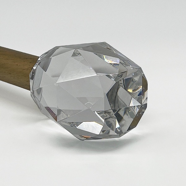Iron Eliza Crystal Finial
