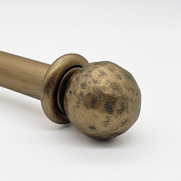 Iron Hammered Ball Finial