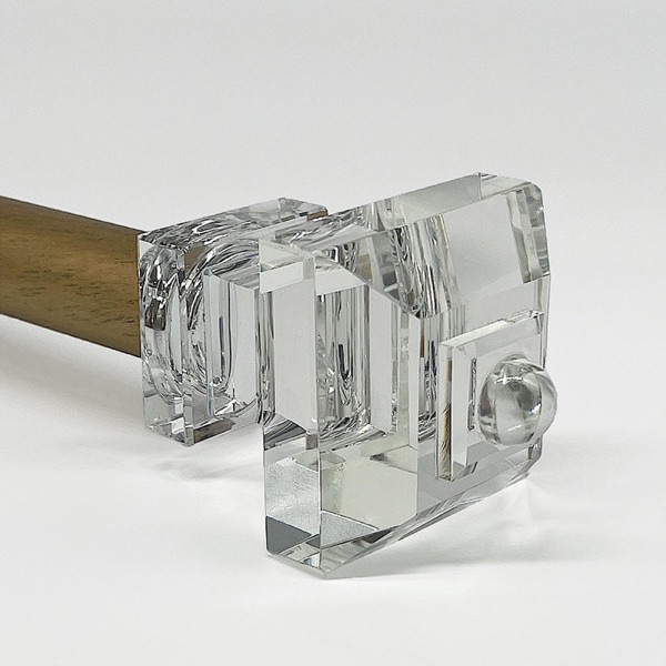 Iron Kingston Crystal Finial